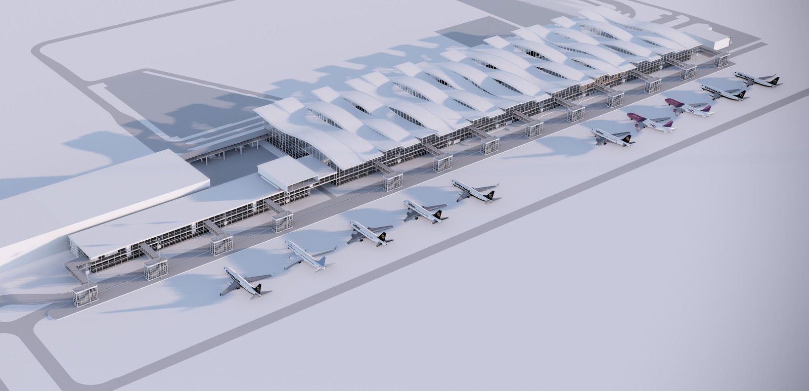 Rozbudowa terminala Portu Lotniczego Wrocław — w realizacji